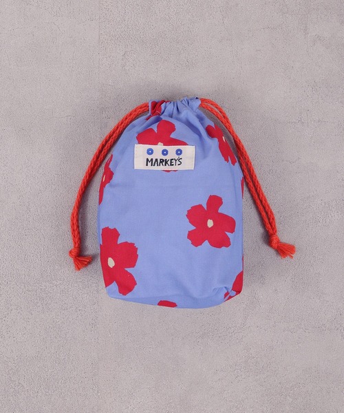 MARKEY'S（マーキーズ）の「[26年春夏新色＆再入荷]ソウガラ巾着(S)（ポーチ・キッズ・グリーン/ホワイト/ライトグレー/ラベンダー/ブラック/アイボリー/オレンジ/ブルー/ブラウン/ターコイズブルー/キャメル/レッド/ホワイト系その他/グリーン系その他/ベージュ/ライトブルー/ブルー系その他・S）」の13枚目の写真