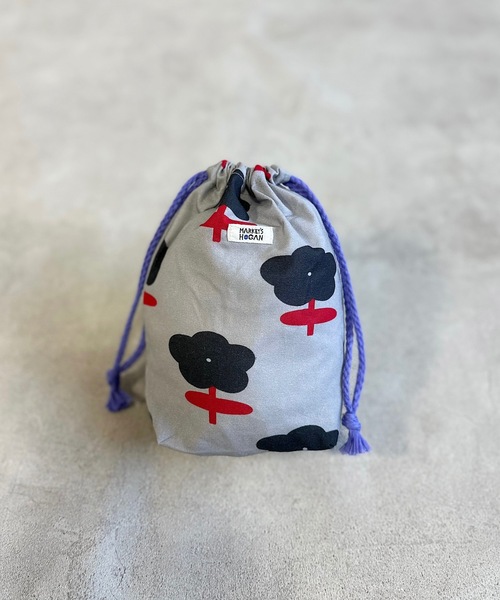 MARKEY'S（マーキーズ）の「[26年春夏新色＆再入荷]ソウガラ巾着(S)（ポーチ・キッズ・グリーン/ホワイト/ライトグレー/ラベンダー/ブラック/アイボリー/オレンジ/ブルー/ブラウン/ターコイズブルー/キャメル/レッド/ホワイト系その他/グリーン系その他/ベージュ/ライトブルー/ブルー系その他・S）」の5枚目の写真