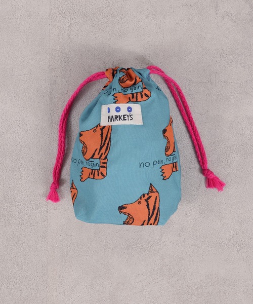 MARKEY'S（マーキーズ）の「[26年春夏新色＆再入荷]ソウガラ巾着(S)（ポーチ・キッズ・グリーン/ホワイト/ライトグレー/ラベンダー/ブラック/アイボリー/オレンジ/ブルー/ブラウン/ターコイズブルー/キャメル/レッド/ホワイト系その他/グリーン系その他/ベージュ/ライトブルー/ブルー系その他・S）」の10枚目の写真