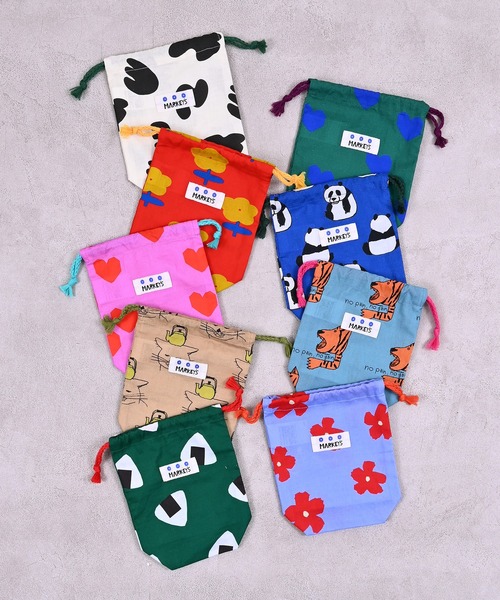 MARKEY'S（マーキーズ）の「[26年春夏新色＆再入荷]ソウガラ巾着(S)（ポーチ・キッズ・グリーン/ホワイト/ライトグレー/ラベンダー/ブラック/アイボリー/オレンジ/ブルー/ブラウン/ターコイズブルー/キャメル/レッド/ホワイト系その他/グリーン系その他/ベージュ/ライトブルー/ブルー系その他・S）」の19枚目の写真