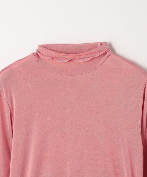 EMMEL REFINES（エメルリファインズ）の「＜EMMEL REFINES＞EM シャイニー タートル カットソー（Tシャツ/カットソー・レディース・ブラック/オフホワイト/ピンク・FREE）」の6枚目の写真