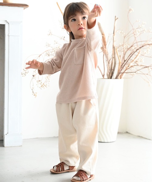 PUPPAPUPO（プッパプーポ）の「ワッフル 長袖 Tシャツ（Tシャツ