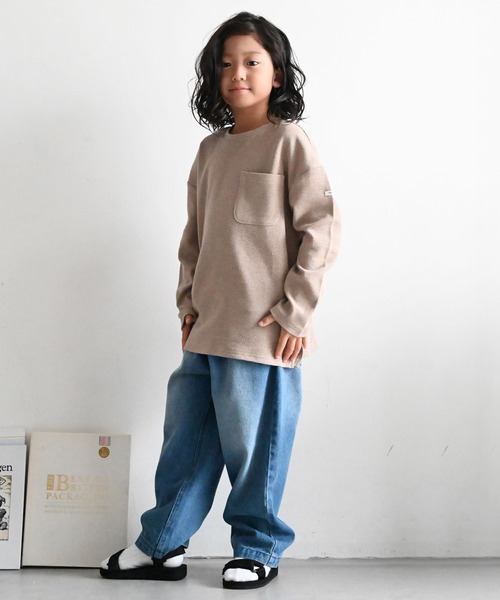 PUPPAPUPO（プッパプーポ）の「ワッフル 長袖 Tシャツ（Tシャツ