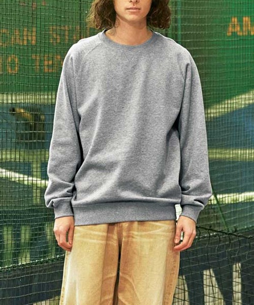 セール】【United Athle】10.0オンス ラグランスリーブ クルーネック