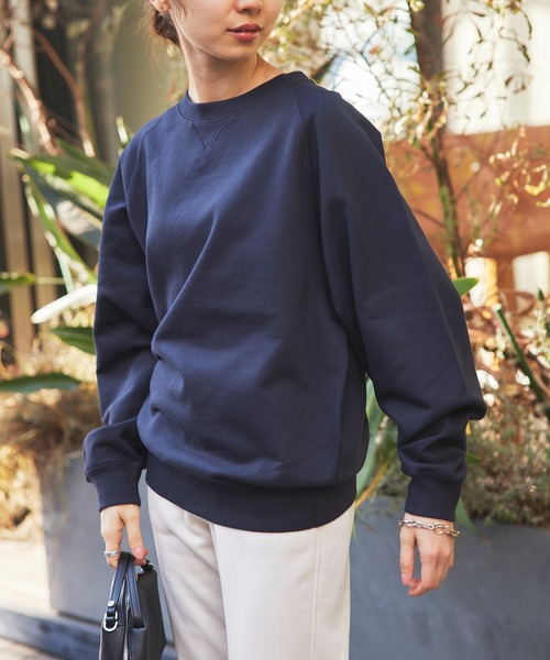 セール】【United Athle】10.0オンス ラグランスリーブ クルーネック