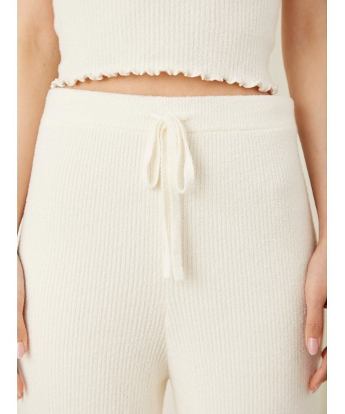 SNIDEL HOME Creamy Touch ロングパンツ　アイボリー　美品 SNIDEL HOME（スナイデルホーム）の「【Creamy Touch】ロング