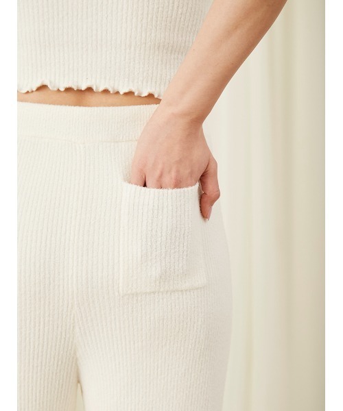 SNIDEL HOME Creamy Touch ロングパンツ　アイボリー　美品 SNIDEL HOME（スナイデルホーム）の「【Creamy Touch】ロング