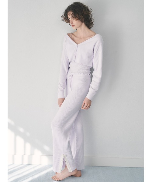 SNIDEL HOME Creamy Touch ロングパンツ　アイボリー　美品 SNIDEL HOME（スナイデルホーム）の「【Creamy Touch】ロング