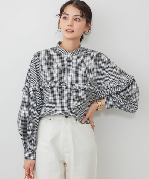 AMERICAN HOLIC（アメリカンホリック）の「フリルバンドカラーシャツ