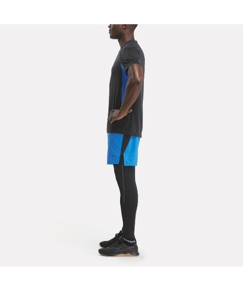 Reebok（リーボック）の「アスリート Tシャツ 2.0 CHILL / ATHLETE TEE 2.0 RBK-CHILL（Tシャツ/カットソー・メンズ・ブルー/ブラック×ブルー/ライトグレー/ダークブルー/ブラック・LARGE/MEDIUM/SMALL/XX-LARGE/X-LARGE）」の7枚目の写真