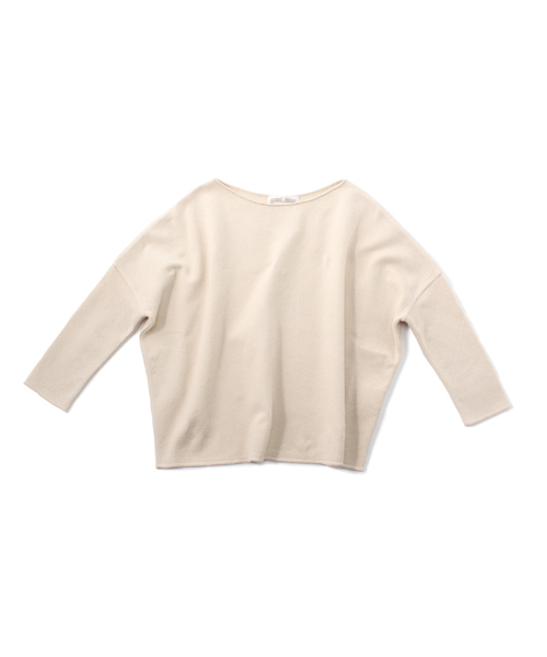 BEARDSLEY（ビアズリー）の「鹿の子プルオーバー（ニット/セーター・レディース・アイボリー/ベビーピンク/インディゴブルー/ライトグレー/ブラック・FREE）」の2枚目の写真