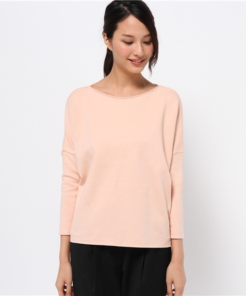 BEARDSLEY（ビアズリー）の「鹿の子プルオーバー（ニット/セーター・レディース・アイボリー/ベビーピンク/インディゴブルー/ライトグレー/ブラック・FREE）」の6枚目の写真