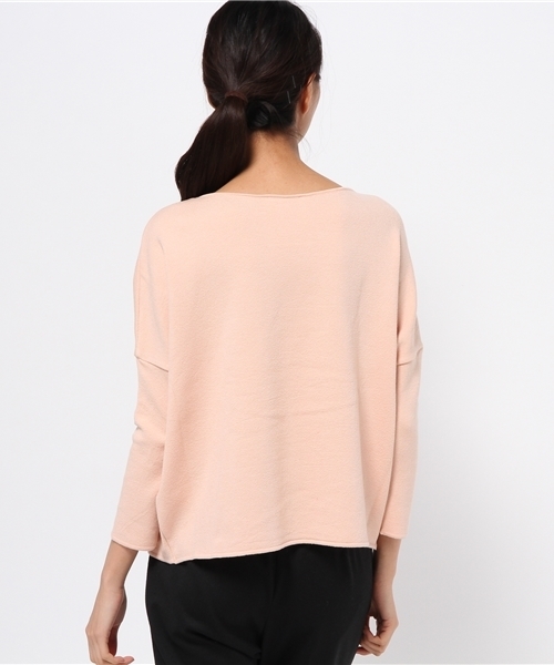 BEARDSLEY（ビアズリー）の「鹿の子プルオーバー（ニット/セーター・レディース・アイボリー/ベビーピンク/インディゴブルー/ライトグレー/ブラック・FREE）」の8枚目の写真