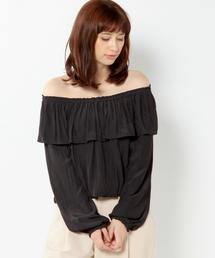 Another Edition | オフショルダーブラウス/AEFC  OFF SHOULDER BL(シャツ/ブラウス)
