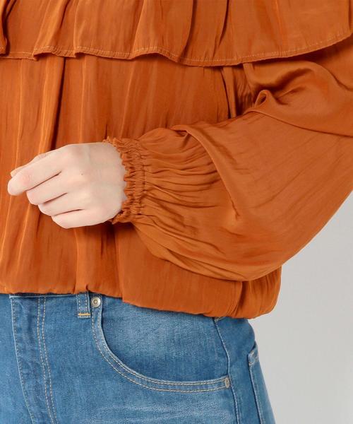 Another Edition（アナザーエディション）の「オフショルダーブラウス/AEFC  OFF SHOULDER BL◆（シャツ/ブラウス・レディース・オフホワイト/ブラック/ブラウン・フリー）」の10枚目の写真