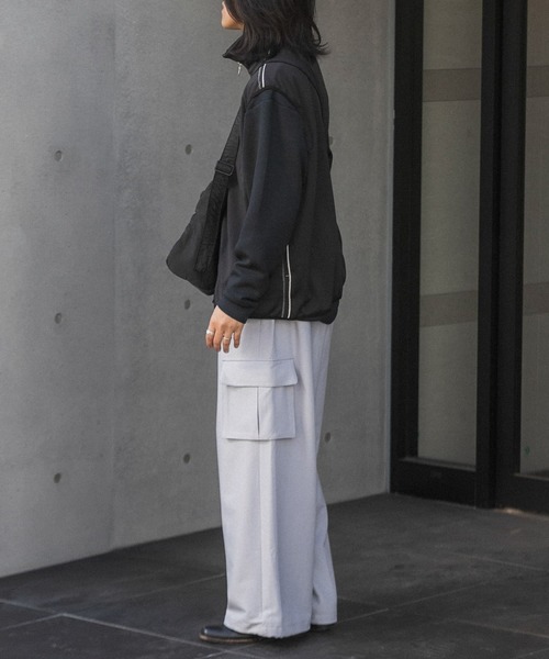 SENSE OF PLACE by URBAN RESEARCH（センスオブプレイスバイアーバンリサーチ）の「ワイドカーゴパンツ（その他パンツ・メンズ・ブラック/グレー/ライトグレー/ベージュ・SMALL/MEDIUM/LARGE）」の13枚目の写真