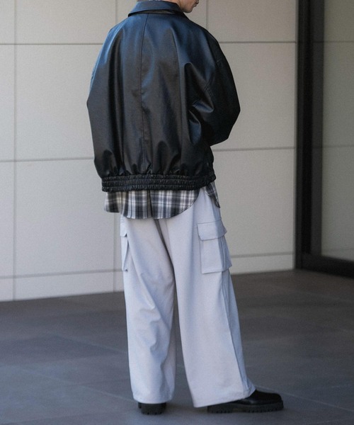 SENSE OF PLACE by URBAN RESEARCH（センスオブプレイスバイアーバンリサーチ）の「ワイドカーゴパンツ（その他パンツ・メンズ・ブラック/グレー/ライトグレー/ベージュ・SMALL/MEDIUM/LARGE）」の18枚目の写真