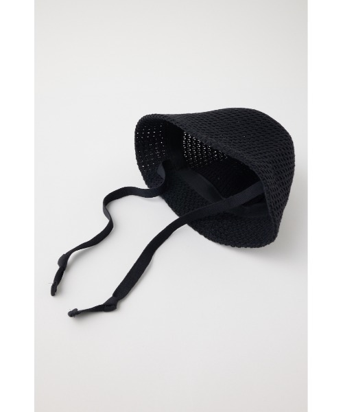 MOUSSY(マウジー)の「COTTON CROCHET ハット(ハット・レディース・アイボリー/ブラック・FREE)」の8枚目の写真