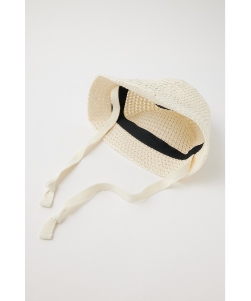 MOUSSY(マウジー)の「COTTON CROCHET ハット(ハット・レディース・アイボリー/ブラック・FREE)」の16枚目の写真
