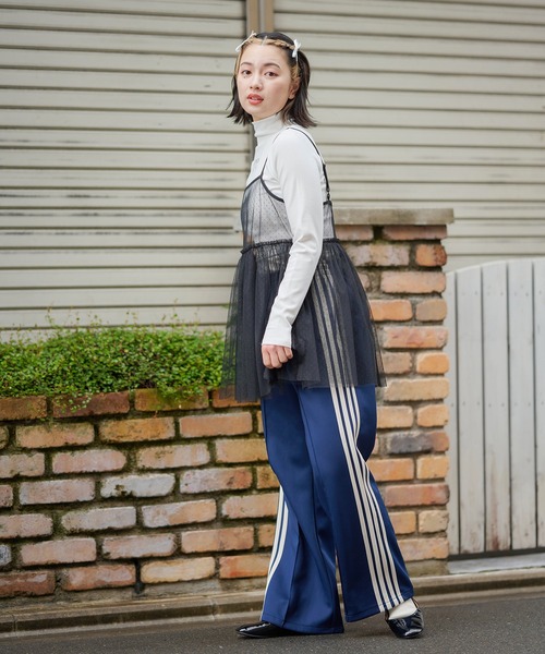 SPINNS（スピンズ）の「【6色展開】ジャージフレアパンツ（その他