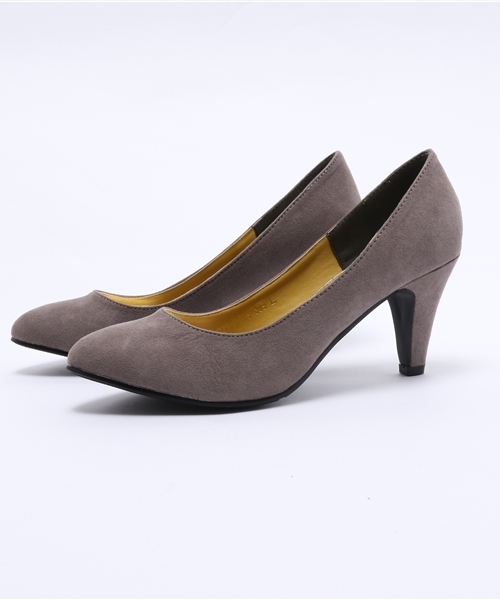 laboratory work（ラボラトリーワーク）の「シンプルスエードパンプス（パンプス・レディース・グレー/ブラック/ライトベージュ/レッド・LARGE/MEDIUM）」の3枚目の写真