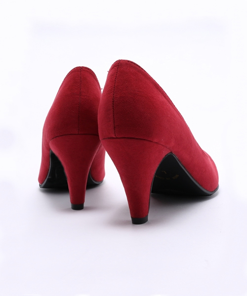 laboratory work（ラボラトリーワーク）の「シンプルスエードパンプス（パンプス・レディース・グレー/ブラック/ライトベージュ/レッド・LARGE/MEDIUM）」の10枚目の写真