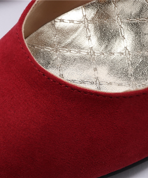 laboratory work（ラボラトリーワーク）の「シンプルスエードパンプス（パンプス・レディース・グレー/ブラック/ライトベージュ/レッド・LARGE/MEDIUM）」の7枚目の写真