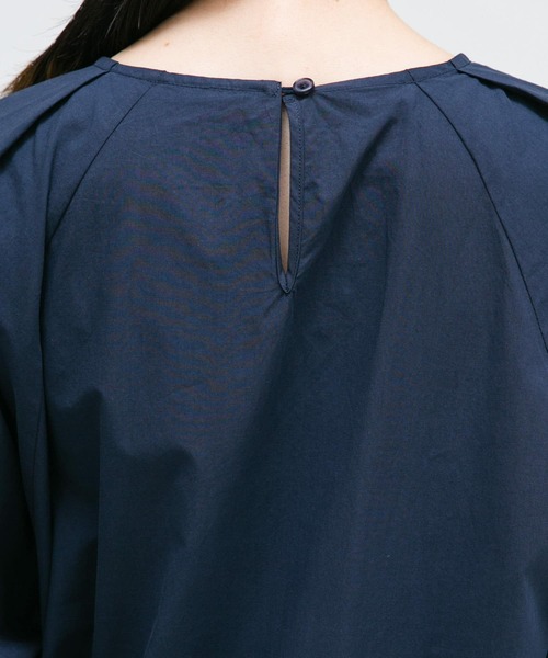 KBF（ケイビーエフ）の「ドロストスリーブフレアミニワンピース（ワンピース・レディース・グリーン/アイボリー/ネイビー・ONE）」の7枚目の写真