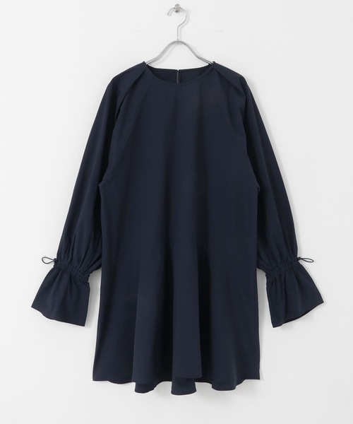 KBF（ケイビーエフ）の「ドロストスリーブフレアミニワンピース（ワンピース・レディース・グリーン/アイボリー/ネイビー・ONE）」の11枚目の写真