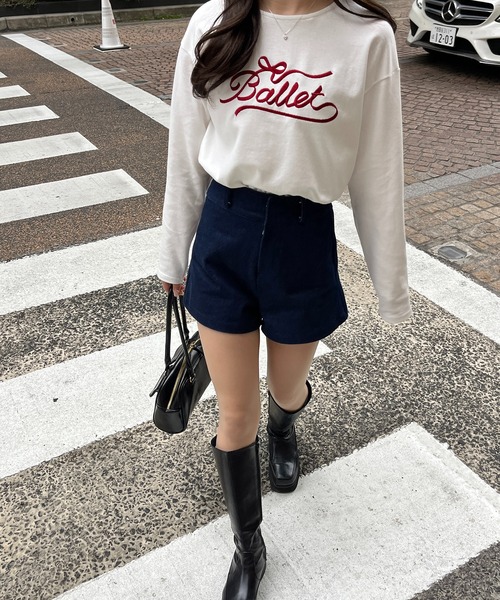 RiLi（リリ）の「脚長ショートデニムパンツ【RL】（デニムパンツ・レディース・インディゴブルー/ブラック・S/M）」の15枚目の写真