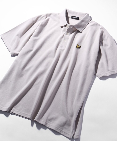 LYLE&SCOTT（ライルアンドスコット）の「【LYLE&SCOTT/ライルアンドスコット】ワンポイント ゴールデンイーグル刺繍 TC鹿の子 半袖ポロシャツ（ポロシャツ・メンズ・ネイビー/ホワイト/サックスブルー/グレイッシュベージュ/ブラック/カーキ・LL/L/M/S）」の13枚目の写真