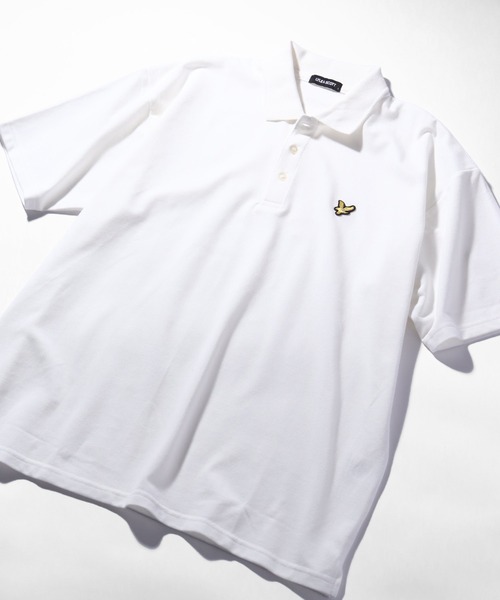 LYLE&SCOTT（ライルアンドスコット）の「【LYLE&SCOTT/ライルアンドスコット】ワンポイント ゴールデンイーグル刺繍 TC鹿の子 半袖ポロシャツ（ポロシャツ・メンズ・ネイビー/ホワイト/サックスブルー/グレイッシュベージュ/ブラック/カーキ・LL/L/M/S）」の11枚目の写真