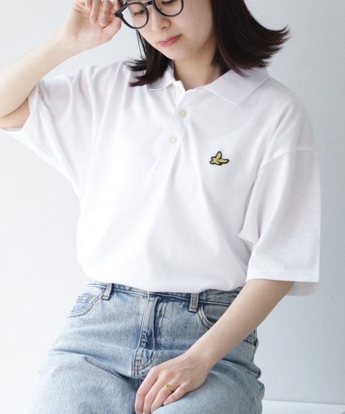 LYLE&SCOTT（ライルアンドスコット）の「【LYLE&SCOTT/ライルアンドスコット】ワンポイント ゴールデンイーグル刺繍 TC鹿の子 半袖ポロシャツ（ポロシャツ・メンズ・ネイビー/ホワイト/サックスブルー/グレイッシュベージュ/ブラック/カーキ・LL/L/M/S）」の17枚目の写真