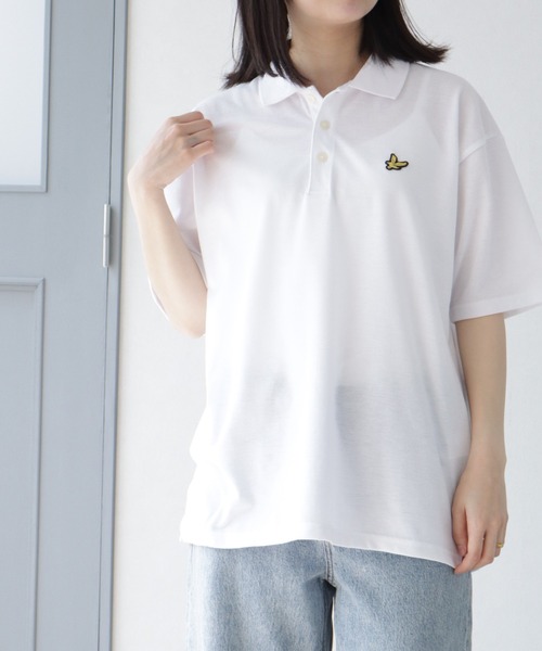 LYLE&SCOTT（ライルアンドスコット）の「【LYLE&SCOTT/ライルアンドスコット】ワンポイント ゴールデンイーグル刺繍 TC鹿の子 半袖ポロシャツ（ポロシャツ・メンズ・ネイビー/ホワイト/サックスブルー/グレイッシュベージュ/ブラック/カーキ・LL/L/M/S）」の19枚目の写真