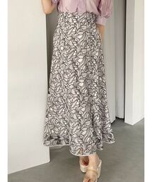 MERCURYDUO | カットワーク刺繍マーメイドスカート(スカート)