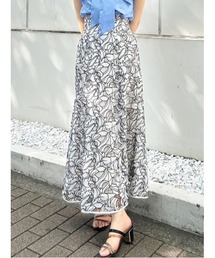 MERCURYDUO | カットワーク刺繍マーメイドスカート(スカート)