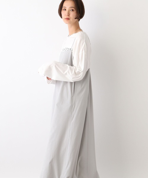 LEPSIM(レプシィム)の「切り替えドロストキャミワンピース 107104(ワンピース・レディース・アイボリー/ブラック/ライトグレー・FREE)」の18枚目の写真
