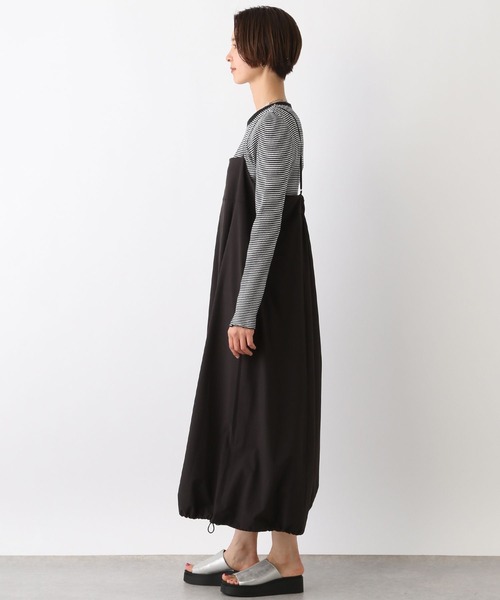 LEPSIM(レプシィム)の「切り替えドロストキャミワンピース 107104(ワンピース・レディース・アイボリー/ブラック/ライトグレー・FREE)」の20枚目の写真