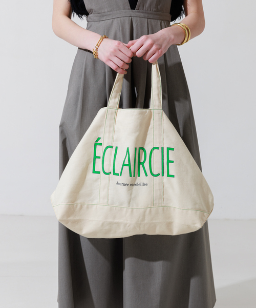 Rouge vif（ルージュヴィフ）の「【BAGMATI/バグマティ】 BIGキャンバスバッグ（トートバッグ・レディース・イエロー/グリーン・フリー）」の6枚目の写真