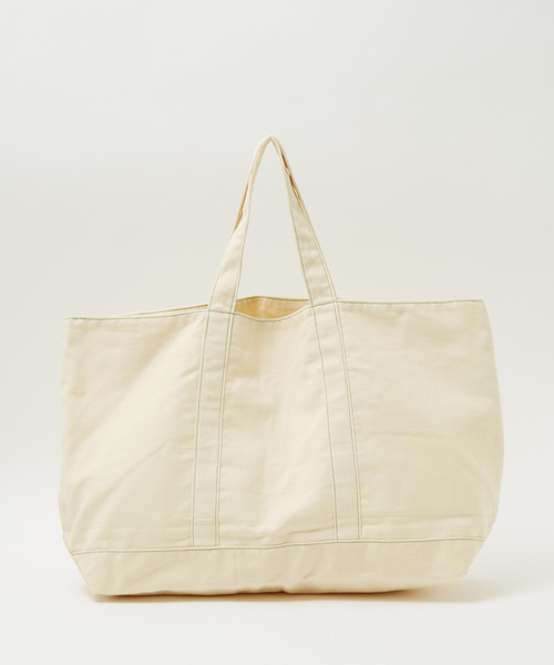 Rouge vif（ルージュヴィフ）の「【BAGMATI/バグマティ】 BIGキャンバスバッグ（トートバッグ・レディース・イエロー/グリーン・フリー）」の14枚目の写真