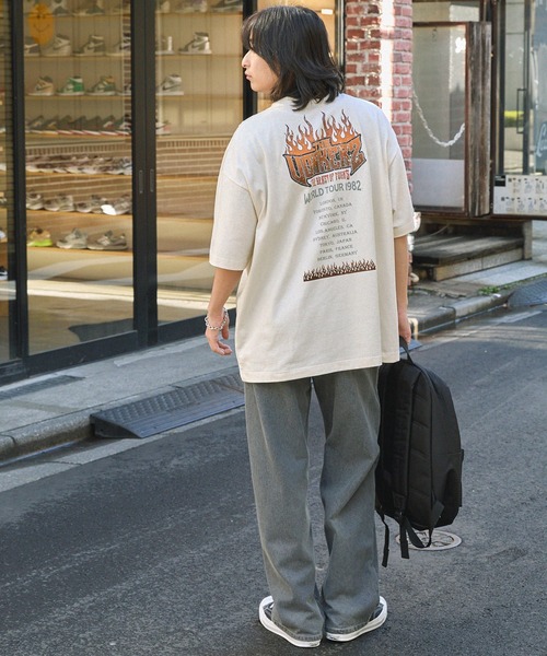 ヴィンテージ加工アソートデザインビッグ半袖Tシャツ MONO-MART│MONO