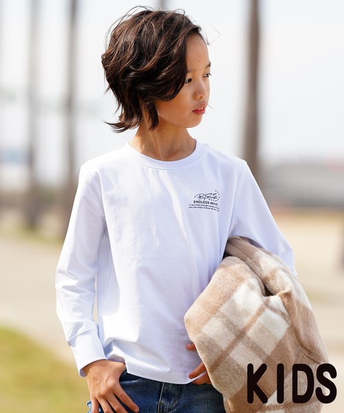 adamsJUGGLER(アダムスジャグラー)の「RTEGバーティカルネオンロングティーキッズ(Tシャツ/カットソー・キッズ・ブラック/ホワイト・100/110/120/130/150)」の10枚目の写真
