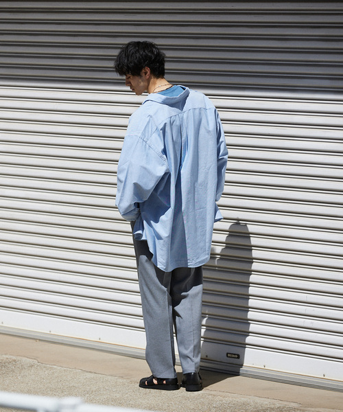 JOURNAL STANDARD relume(ジャーナルスタンダード レリューム)の「【POLO RALPH LAUREN / ポロ ラルフローレン】ビッグ フィット OXシャツ(シャツ/ブラウス・メンズ・ホワイト/コバルトブルー/ブルー系その他・MEDIUM/LARGE/X-LARGE)」の14枚目の写真