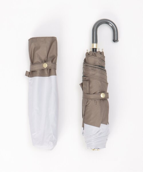 LBC(エルビーシー)の「ストレイタム折りたたみ傘 遮光(折りたたみ傘・レディース・ブラウン/グレー・FREE)」の10枚目の写真