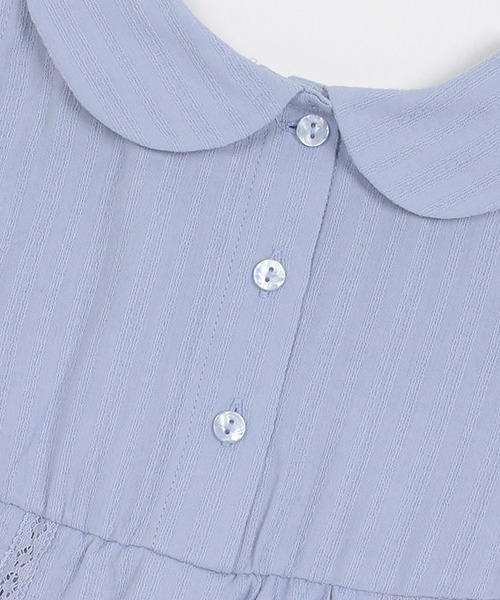 petit main（プティマイン）の「【リンク】刺しゅうチュニック(キッズ)（シャツ/ブラウス・キッズ・オフホワイト/ブルー/ピンク・80ｃｍ/90cm/110cm/100cm/120cm/130cm）」の12枚目の写真