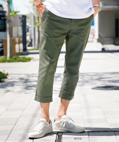 jiggys shop（ジギーズショップ）の「カラークロップドパンツ（その他パンツ・メンズ・ネイビー/ベージュ/ホワイト/カーキ/ブラック・X-LARGE/LARGE/MEDIUM/SMALL）」の5枚目の写真