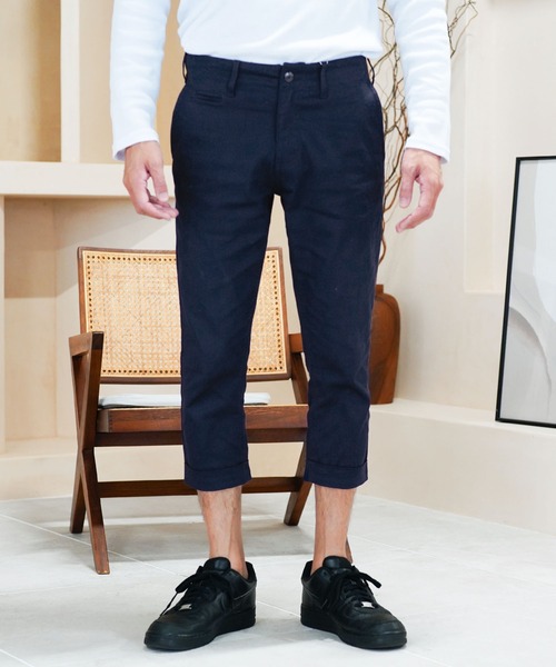 jiggys shop（ジギーズショップ）の「カラークロップドパンツ（その他パンツ・メンズ・ネイビー/ベージュ/ホワイト/カーキ/ブラック・X-LARGE/LARGE/MEDIUM/SMALL）」の9枚目の写真