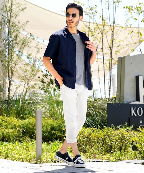 jiggys shop（ジギーズショップ）の「カラークロップドパンツ（その他パンツ・メンズ・ネイビー/ベージュ/ホワイト/カーキ/ブラック・X-LARGE/LARGE/MEDIUM/SMALL）」の13枚目の写真