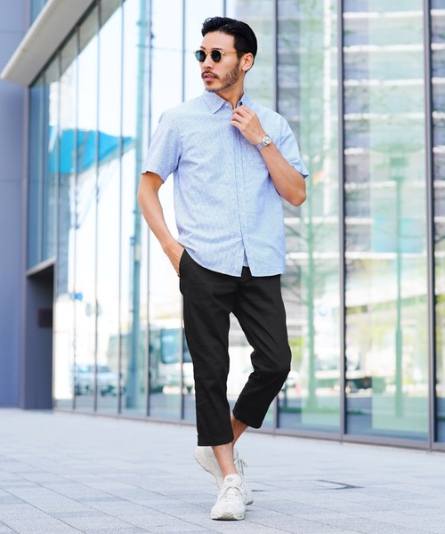 jiggys shop（ジギーズショップ）の「カラークロップドパンツ（その他パンツ・メンズ・ネイビー/ベージュ/ホワイト/カーキ/ブラック・X-LARGE/LARGE/MEDIUM/SMALL）」の15枚目の写真