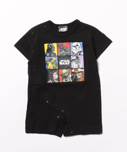 STAR WARS（スターウォーズ）の「STAR WARS / スター・ウォーズ キャラクターカバーオール（ロンパース・キッズ・チャコールグレー/ブラック・80ｃｍ/70cm/60cm）」の9枚目の写真